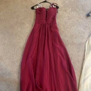 RED PROM/Bridesmaid DRESS size 0